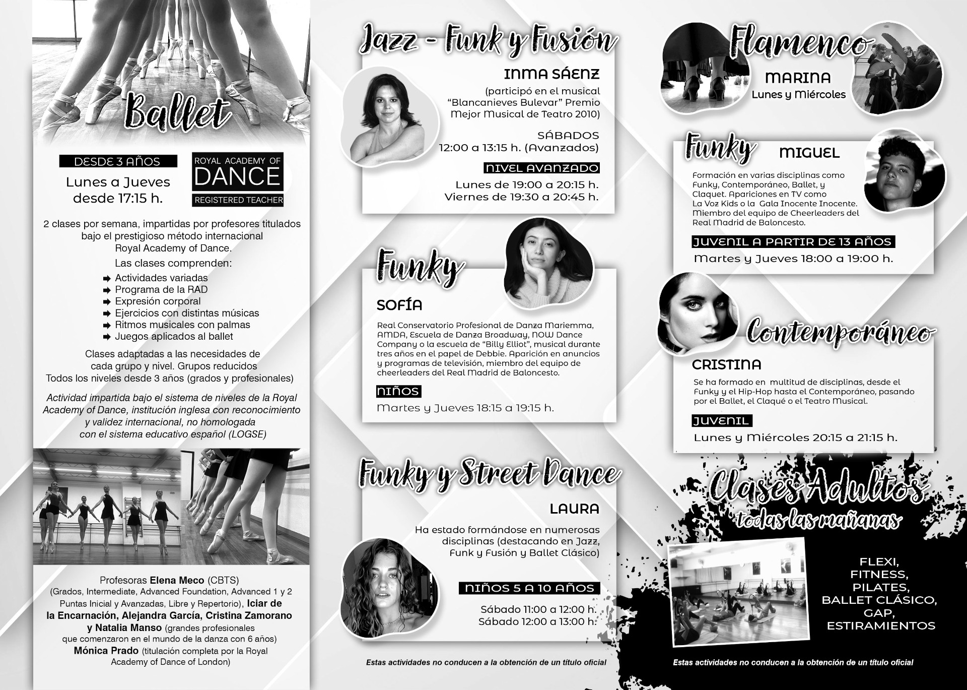 Cursos de baile para 2024 - 2025